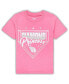 Фото #1 товара Toddler Girls Pink Cleveland Guardians Diamond Princess T-shirt