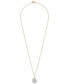 Фото #3 товара Wrapped diamond Clover 18" Pendant Necklace (1/10 ct. t.w.) in 10k Gold, Created for Macy's