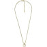 Фото #1 товара Decent gold plated necklace with mother of pearl JF04529710