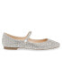 Фото #2 товара Women's Tess Rhinestone Mary Jane Evening Flats