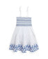 ფოტო #1 პროდუქტის Toddler and Little Girls Smocked Eyelet Cotton Jersey Dress
