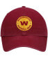 Boys Burgundy Washington Football Team Logo Clean Up Adjustable Hat