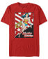 ფოტო #1 პროდუქტის Men's Wonder Woman Posted Wonder Short Sleeve T-shirt