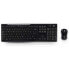 Фото #2 товара Мышь и клавиатура Logitech LGT-MK270-US Чёрный QWERTY Qwerty US