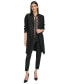 ფოტო #5 პროდუქტის Women's Fuaux-Suede Long-Sleeve Topper Jacket