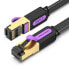 UTP Category 6 Rigid Network Cable Vention ICABL Black 10 m