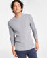 Фото #1 товара Men's Long-Sleeve Thermal Shirt, Created for Macy's