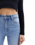 Фото #2 товара Bershka high waisted bootcut jeans in light blue