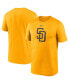 Фото #1 товара Men's Gold San Diego Padres Big and Tall Logo Legend Performance T-shirt