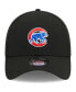 Men's Black Chicago Cubs Logo 39THIRTY Flex Hat