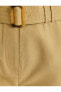 Фото #12 товара Kargo Pantolon Düz Paça Cepli Kemer Detaylı Normal Bel