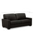 Фото #39 товара Ennia 75" Leather Apartment Sofa, Created for Macy's