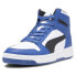 Фото #2 товара Puma Rebound Layup Sl High Top Mens White Sneakers Casual Shoes 36957336