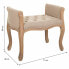 Bench Alexandra House Living Cream Rubber wood 48 x 60 x 71 cm