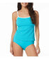 Фото #1 товара Women's Swim Lexi Fitted Tankini Top with Textured Fabric