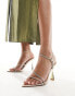 Фото #1 товара Simmi London Adia embellished heeled sandals in gold