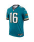 Фото #3 товара Men's Trevor Lawrence Teal Jacksonville Jaguars Prowler Throwback Legend Jersey