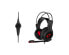 MSI DS502 7.1 Virtual Surround Sound Gaming Headset 'Black with Ambient Dragon Logo - Wired USB connector - 40mm Drivers - inline Smart Audio Controller - Ergonomic Design' - Wired - Gaming - 20 - 20000 Hz - 405 g - Headset - Black - Red