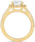 ფოტო #5 პროდუქტის Certified Lab Grown Diamond Halo Engagement Ring (2-1/2 ct. t.w.) in 14k Gold