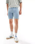 Фото #1 товара ONLY & SONS denim shorts in light blue