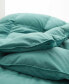 Cozy 360TC All Season Down Feather Fiber Comforter, Full/Queen Зеленый, FULL/QUEEN - фото #7