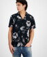 Фото #1 товара Men's Camp-Collar Floral Shirt, Created for Macy's