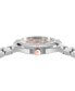 Salvatore Men's Vega Upper East Swiss Silver-Tone Stainless Steel Bracelet Watch 40mm