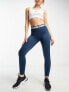 Фото #1 товара Puma Strong metallic leggings in blue