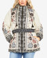 Plus Size Flora Long Sleeve Puffer Jacket