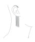 ფოტო #2 პროდუქტის Right Fashion Fringe Tassel Cascade Fake Cartilage Cuff Hook Ear Wrap Earring Crystal Silver Tone Stainless Steel 316L