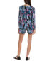 Ariella Surplice Mini Dress Women's L - фото #2