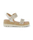 Фото #2 товара Little and Big Girls Arlo Lyssum Boho Look Wedge Sandals