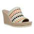 Фото #3 товара TOMS Monica Mule Wedge Heels Womens Beige Casual Sandals 10018191T