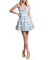 ფოტო #5 პროდუქტის Women's Tiered Fit & Flare Mini Dress