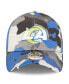 Фото #3 товара Men's Camo Los Angeles Rams 2022 NFL Training Camp Official 39THIRTY Flex Hat