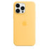 Фото #3 товара Apple iPhone 14 Pro Max Silicone Case with MagSafe - Sunglow - Cover - Apple - iPhone 14 Pro Max - 17 cm (6.7") - Yellow