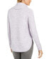 Фото #3 товара Style & Co Women's Cowl Neck Waffle Knit Sweater Heirloom Lilac Combo S