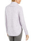 Style & Co Women's Cowl Neck Waffle Knit Sweater Heirloom Lilac Combo S