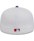 Фото #5 товара Men's White, Royal Atlanta Braves Optic 59FIFTY Fitted Hat