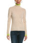 Фото #1 товара Brodie Cashmere Turtleneck Cashmere Sweater Women's Brown M