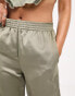 JJXX – Kira – Dad-Hose aus Satin in Taupe