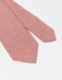 ASOS DESIGN slim tie in dusty pink