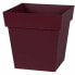 Plant pot Ecolux Toscana Red Burgundy 32 x 32 x 32 cm