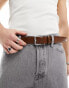 BOSS erman leather belt in brown