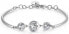 Steel bracelet with crystals Chakra BHK344