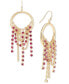 Crystal Chain Fringe Drop Earrings, Created for Macy's
