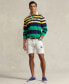 Фото #4 товара Men's Classic-Fit Striped Jersey Rugby Shirt