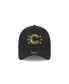 ფოტო #3 პროდუქტის Men's Black Chicago Cubs 2024 Armed Forces Day 39THIRTY Flex Hat