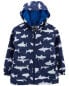 Фото #3 товара Toddler Shark Color-Changing Rain Jacket 2T