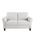 Фото #1 товара 57.9" Microfiber Wilshire Loveseat with Rolled Arms